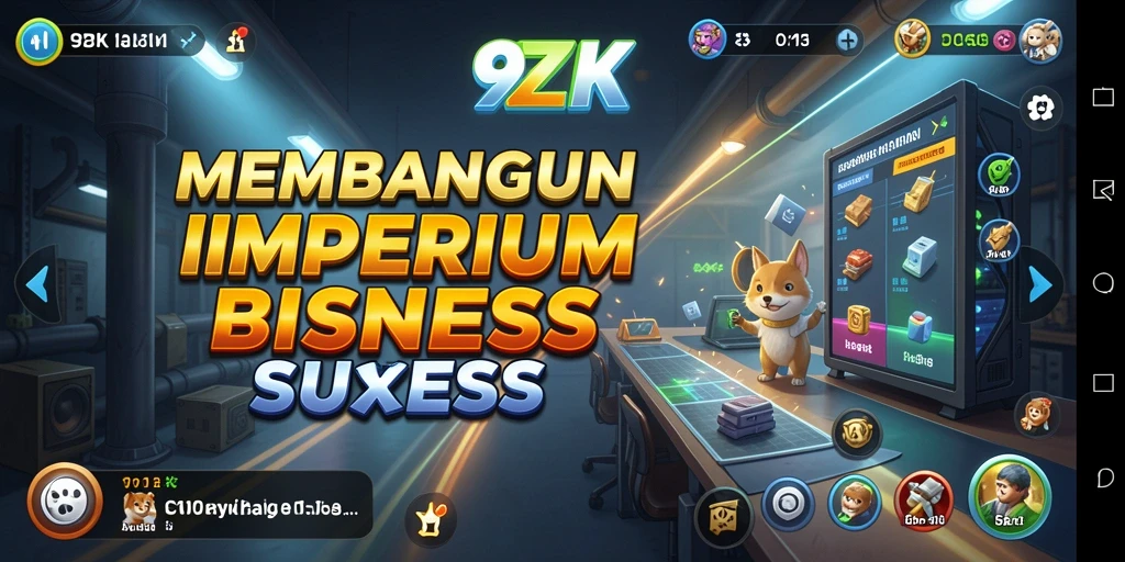 Gameplay menarik di 9ZK dengan elemen Tycoon yang seru.