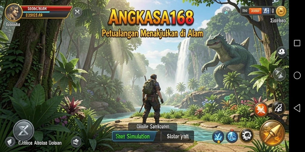 Tampilan gameplay menakjubkan dengan detail visual penuh warna.