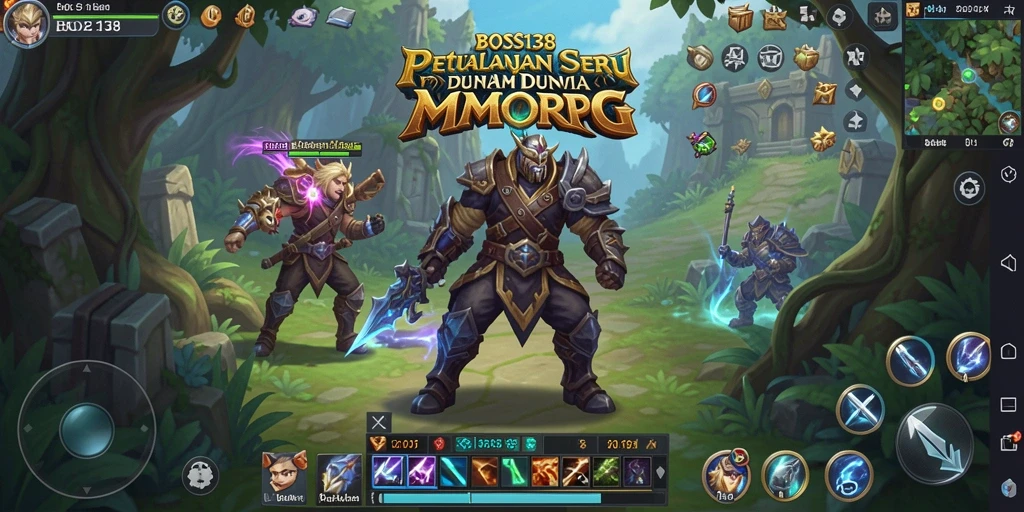 Tangkapan layar gameplay yang menampilkan aksi seru dalam BOS138.
