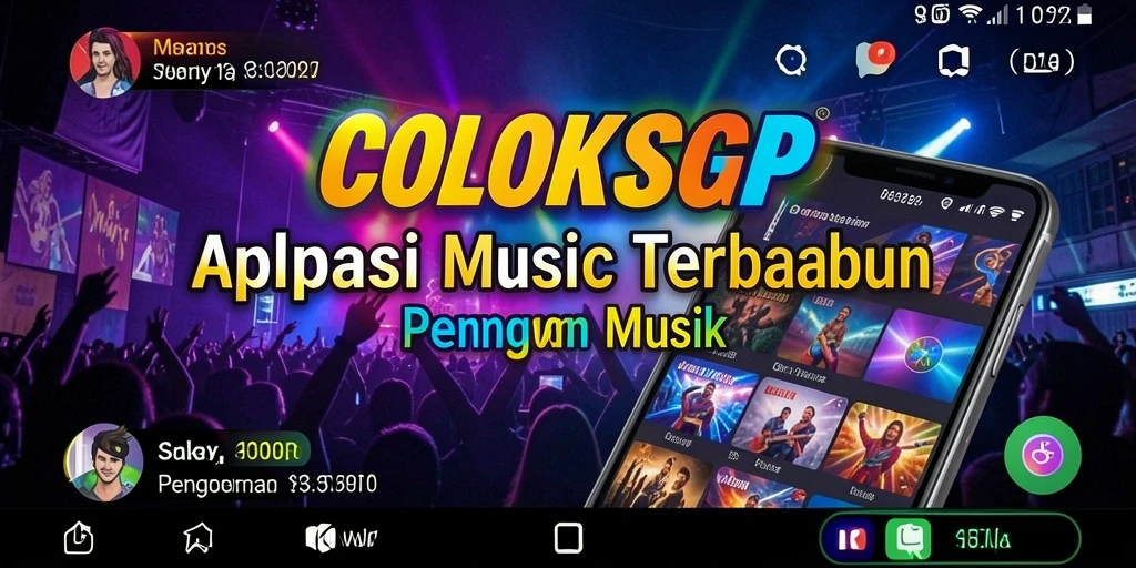 Screenshot gameplay COLOKSGP menunjukkan interaksi seru dalam permainan musik.