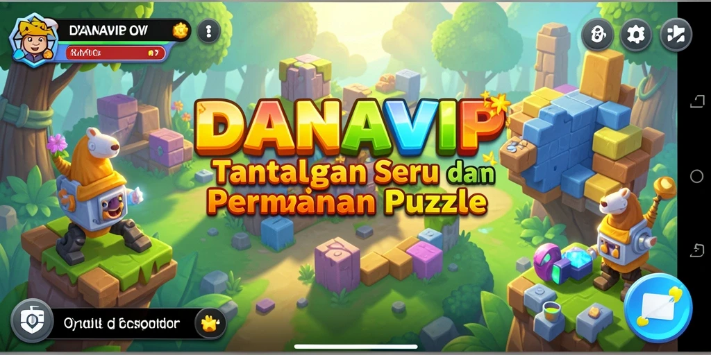 Tampilan gameplay menakjubkan dari DANAVIP saat memecahkan teka-teki.