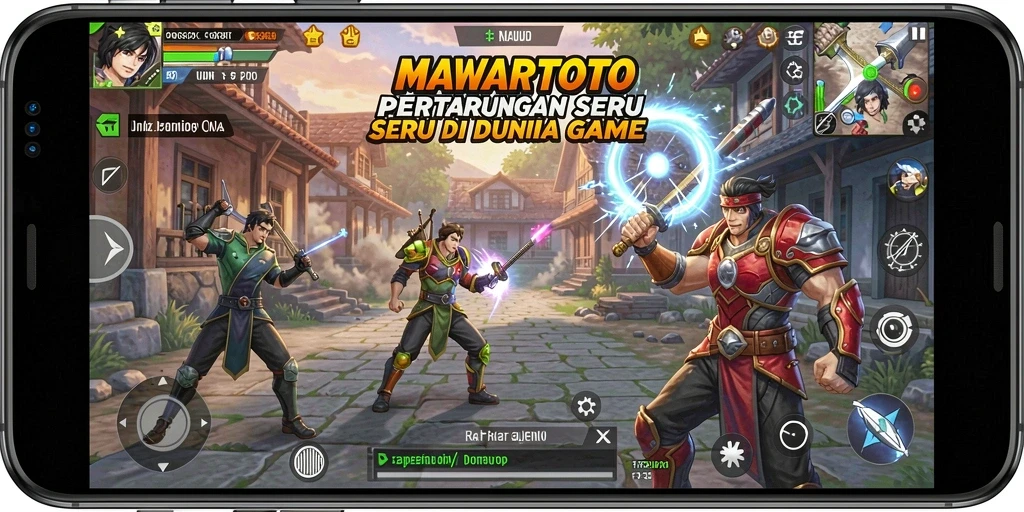 Tampilan seru dari pertarungan karakter di MAWARTOTO.