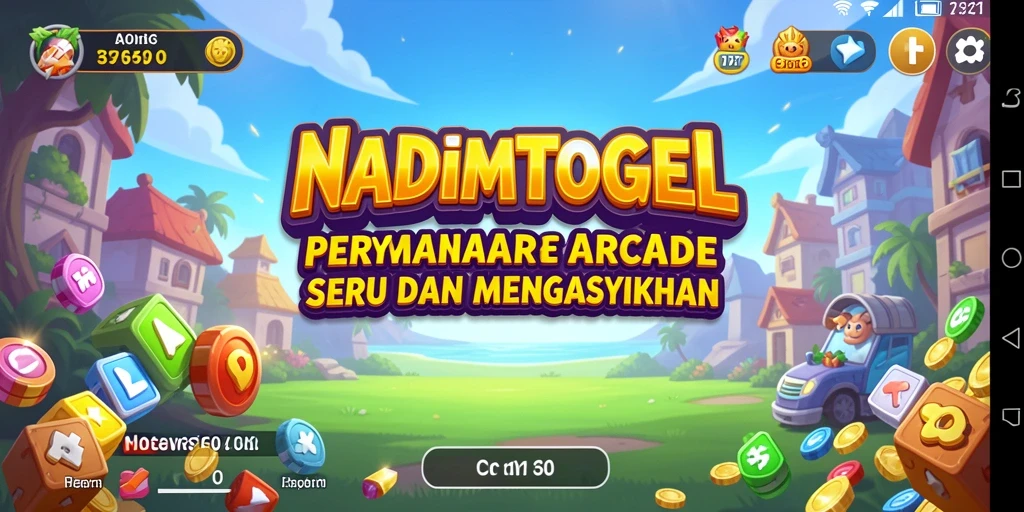 Screenshot NADIMTOGEL menampilkan gameplay Arcade yang seru dan menantang.