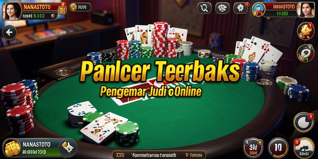 Tampilan gameplay poker di NANASTOTO yang seru dan penuh aksi.