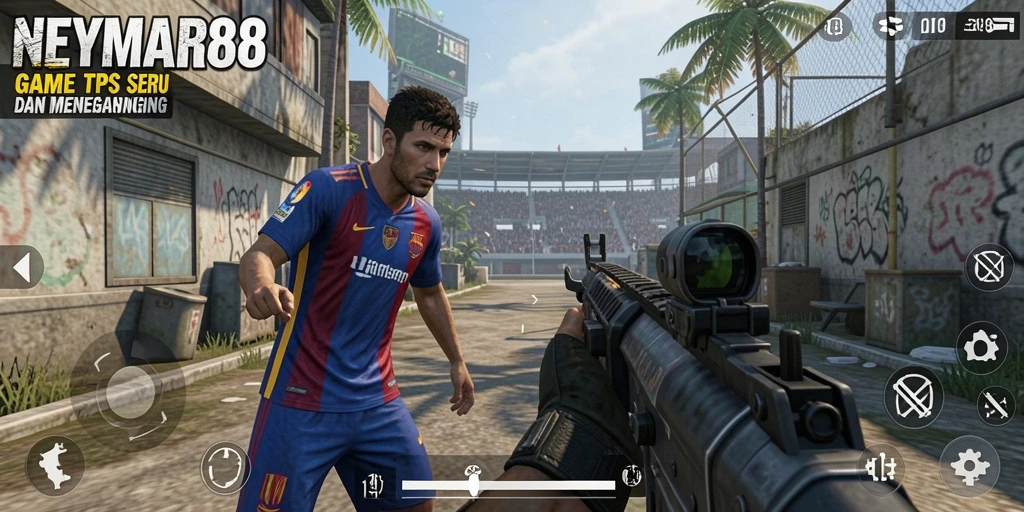 Tampilan gameplay seru dan mendebarkan NEYMAR88.