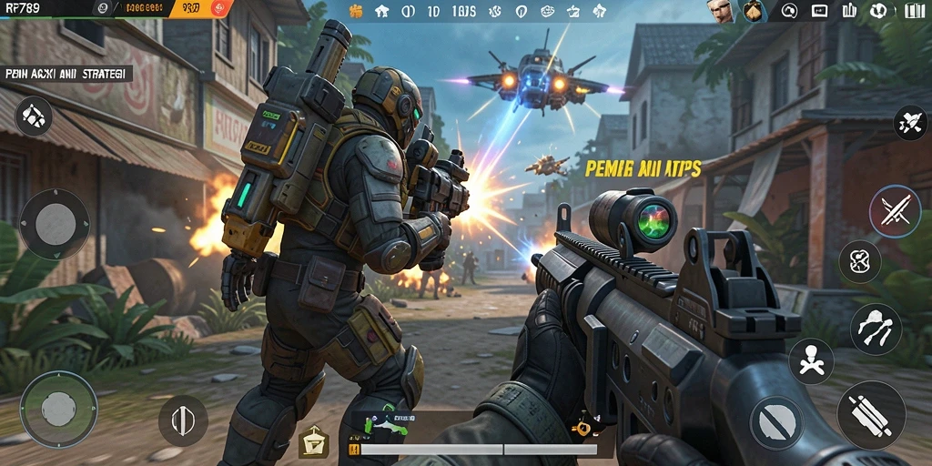 Tangkap momen aksi mendebarkan dalam gameplay TPS RR789.