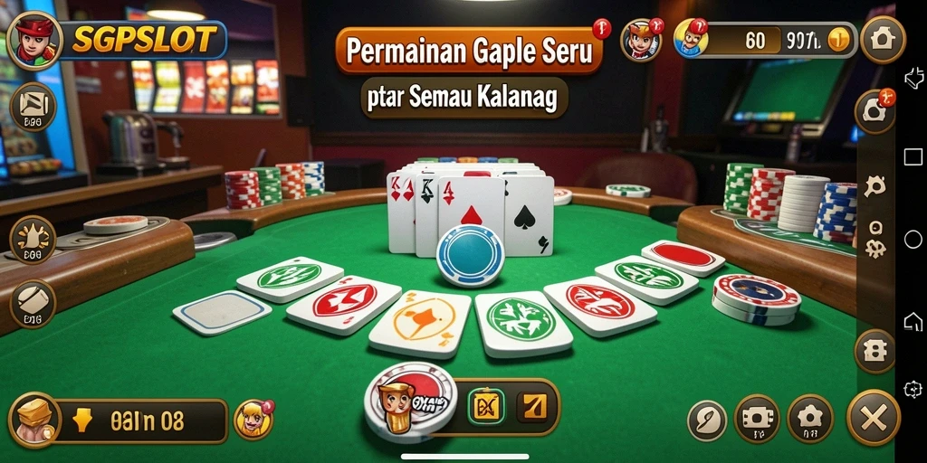 Tampilan menarik saat bermain Gaple di SGPSLOT.