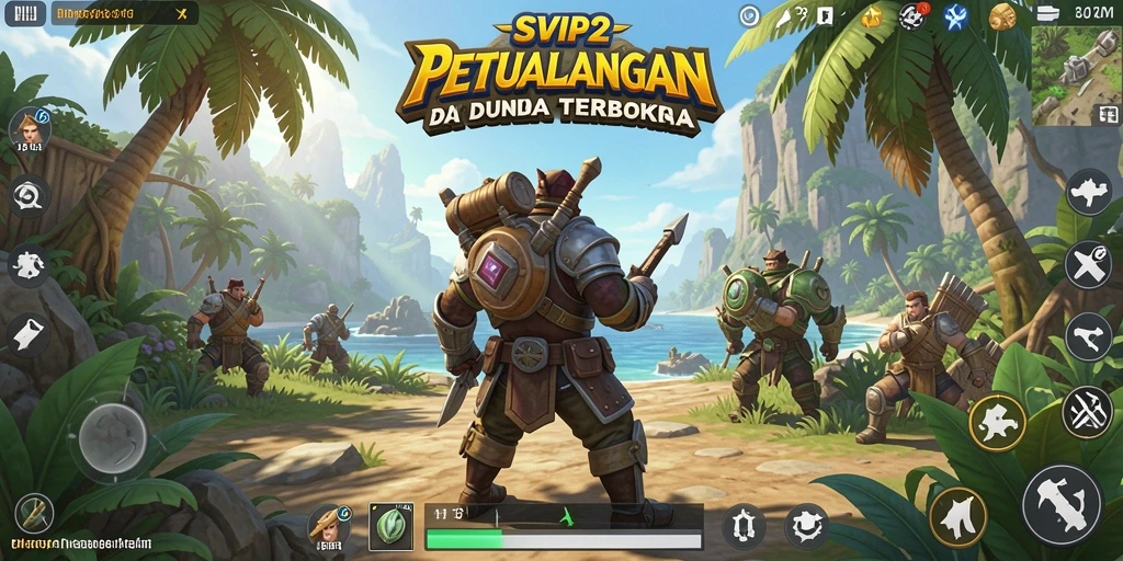 Tangkapan layar menampilkan aksi seru dalam lingkungan Open World.